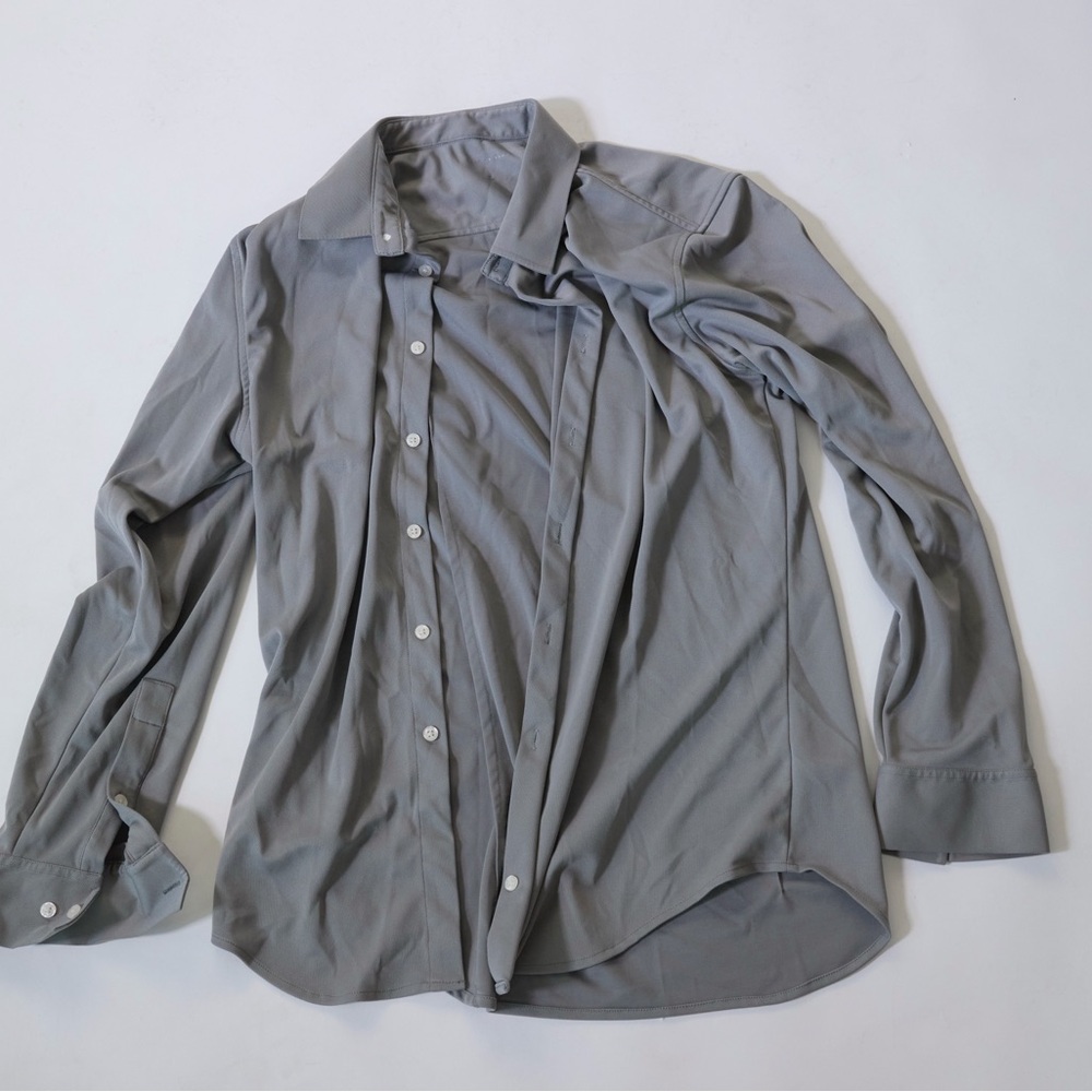 Men's Gray Dress Shirt bundle 5 shirts
